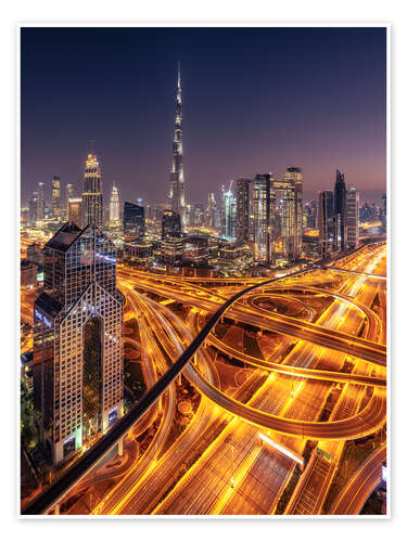 Poster Dubai Skyline