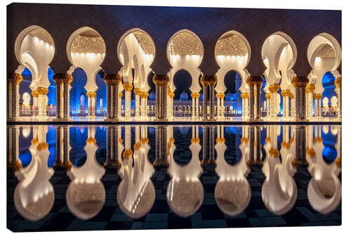 Leinwandbild Scheich-Zayid-Moschee, Abu Dhabi