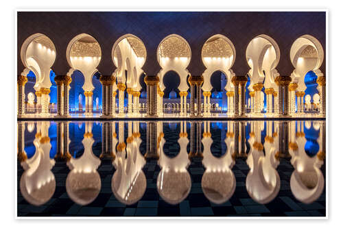 Plakat Sheikh Zayed Grand Mosque, Abu Dhabi