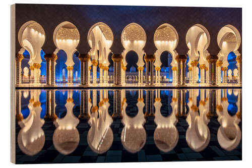 Quadro de madeira Sheikh Zayed Grand Mosque, Abu Dhabi