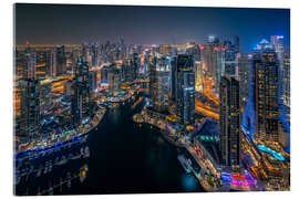 Acrylglasbild Dubai Marina - Achim Thomae