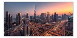 Taulu Sunset over the Dubai skyline - Achim Thomae