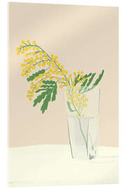 Acrylglasbild Mimose - Gigi Rosado