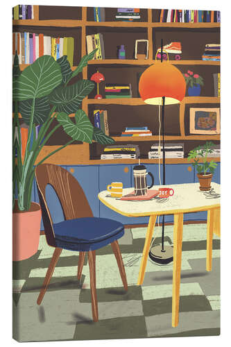 Canvas-taulu Home Library