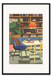 Gerahmter Kunstdruck Home Library