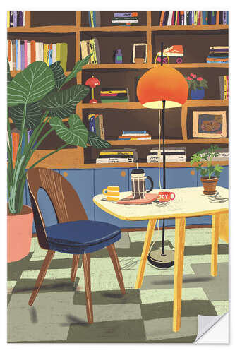 Wall sticker Home Library