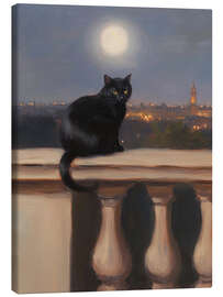 Canvas-taulu Moonlight Cat