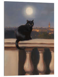 Cuadro de plexi-alu Moonlight Cat