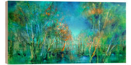 Wood print Forest bathing - Annette Schmucker