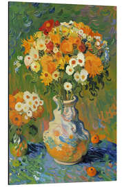 Cuadro de aluminio Orange Flowers - Mariusz Flont
