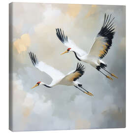 Canvas-taulu Mystic Journey of the Crane - DejaReve