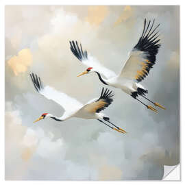 Wall sticker Mystic Journey of the Crane