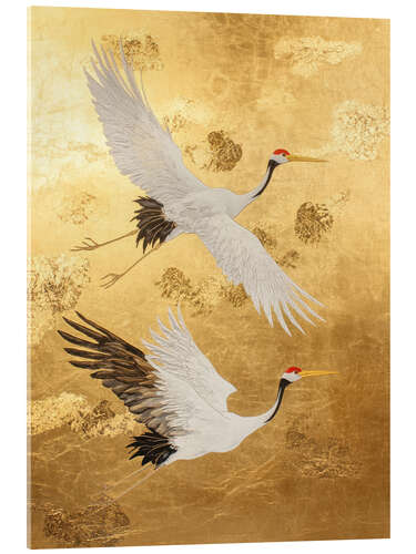 Tableau en verre acrylique Celestial Messengers