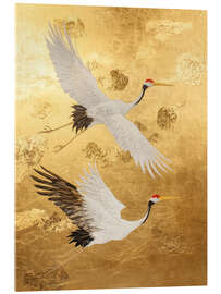 Tableau en verre acrylique Celestial Messengers