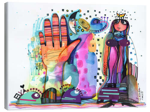Tableau sur toile Fortune Telling by Hand