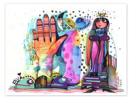 Obraz Fortune Telling by Hand - Elena Samborskaja