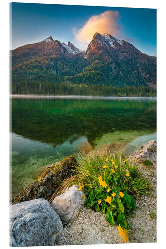 Quadro em acrílico Spring at Hochkalter, Bavaria