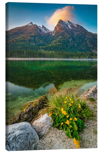 Lienzo Spring at Hochkalter, Bavaria