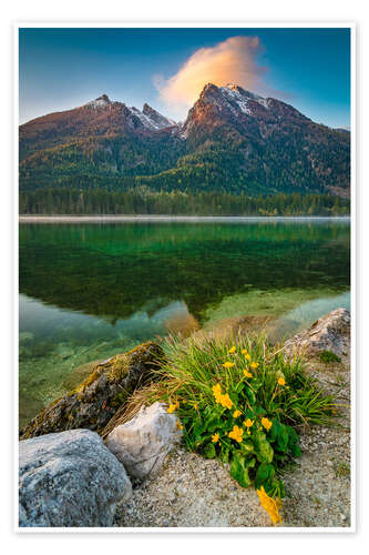 Plakat Spring at Hochkalter, Bavaria