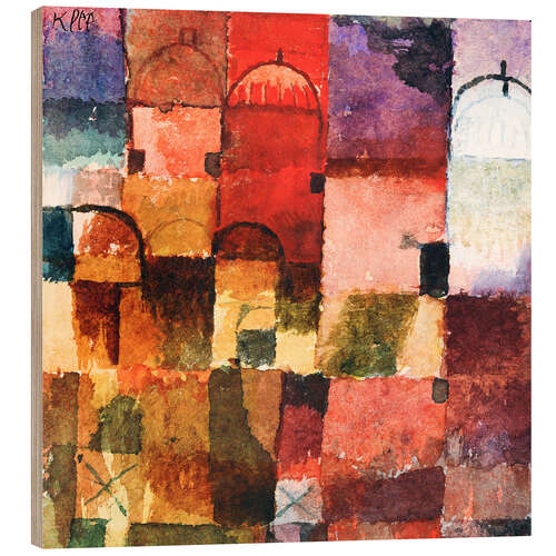 Obraz na drewnie Red and White Domes, 1914/15
