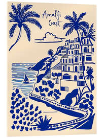 Akrylglastavla Blue Amalfi Coast