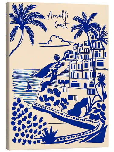 Lerretsbilde Blue Amalfi Coast