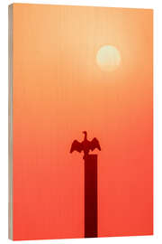 Holzbild Der Kormoran - Félix Frankl