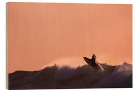 Wood print The Surfer - Félix Frankl