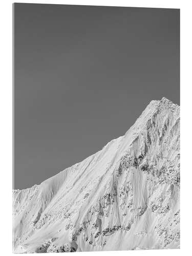 Acrylic print Sky and Snow