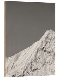 Holzbild Sky and Snow - Félix Frankl