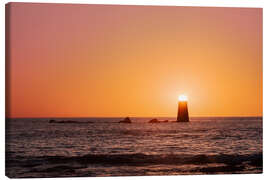 Canvas print Sunset Lighthouse - Félix Frankl