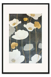 Gerahmter Kunstdruck Lotus Zen