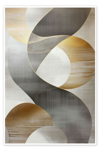 Poster Japandi Curves