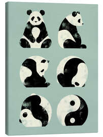 Canvas-taulu Yin Yang Panda - Dieter Braun