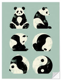 Wall sticker Yin Yang Panda