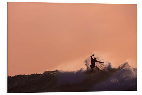 Alubild Der Surfer auf Teneriffa