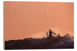 Holzbild Der Surfer auf Teneriffa - Félix Frankl