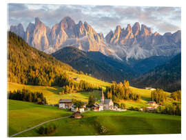 Quadro em acrílico Sunset in the Dolomites - Nils Steiner