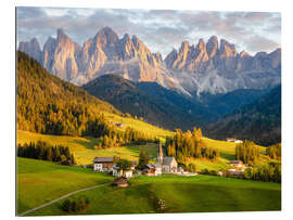 Gallery Print Sonnenuntergang in den Dolomiten