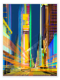Wall print Times Square, New York - Steffen Schuster