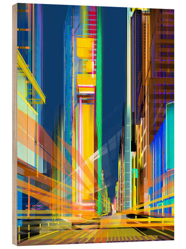 Tableau en bois Times Square, New York