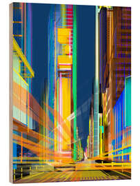 Tableau en bois Times Square, New York - Steffen Schuster