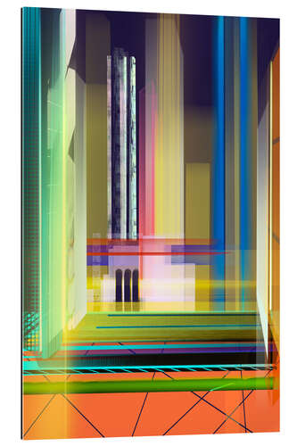 Gallery print Skyscrapers at night