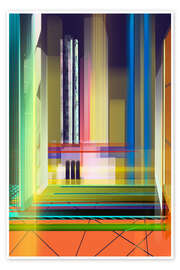 Wall print Skyscrapers at night - Steffen Schuster