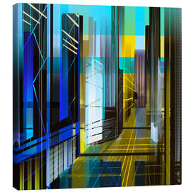 Canvas print Modern architecture with skyscrapers - Steffen Schuster