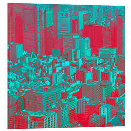 Akryylilasitaulu Tokyo Skyline - Steffen Schuster