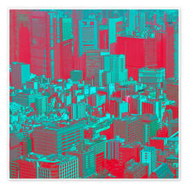 Wall print Tokyo Skyline - Steffen Schuster