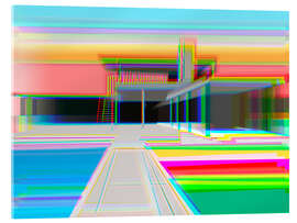 Acrylic print Villa Palm Springs - Steffen Schuster