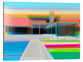 Aluminium print Villa Palm Springs - Steffen Schuster