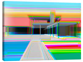Canvas print Villa Palm Springs - Steffen Schuster